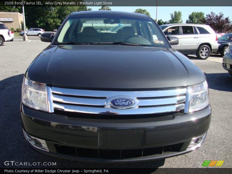 Alloy Grey Metallic / Medium Light Stone 2008 Ford Taurus SEL