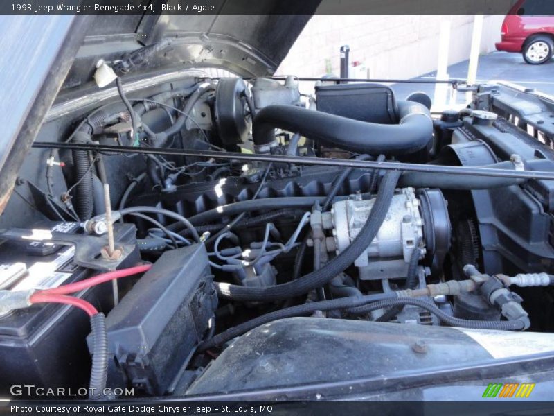 Black / Agate 1993 Jeep Wrangler Renegade 4x4