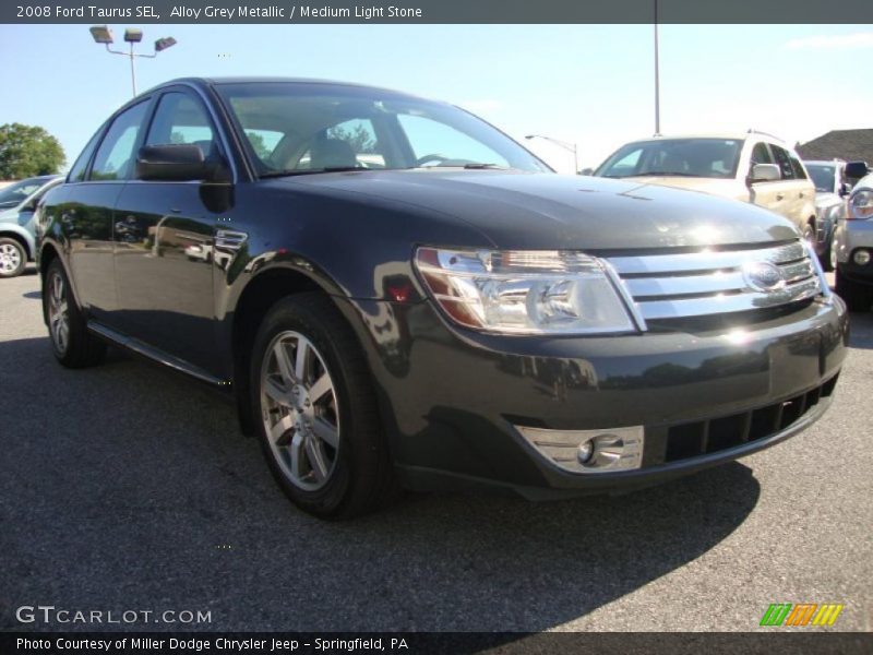 Alloy Grey Metallic / Medium Light Stone 2008 Ford Taurus SEL