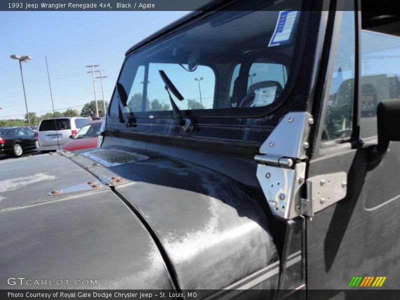 Black / Agate 1993 Jeep Wrangler Renegade 4x4
