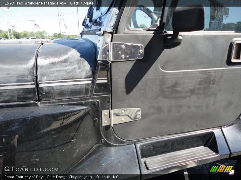 Black / Agate 1993 Jeep Wrangler Renegade 4x4