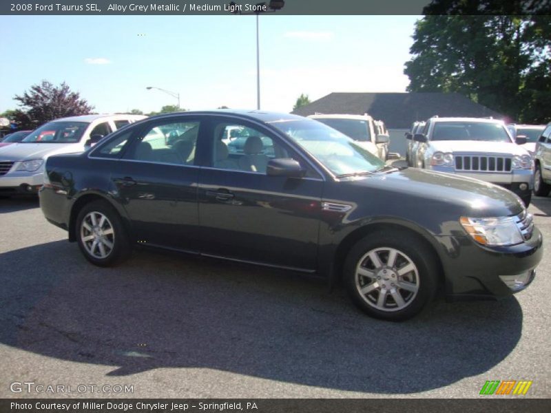 Alloy Grey Metallic / Medium Light Stone 2008 Ford Taurus SEL