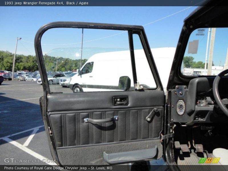 Black / Agate 1993 Jeep Wrangler Renegade 4x4