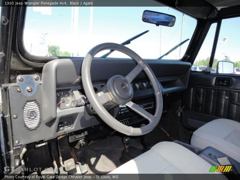 Black / Agate 1993 Jeep Wrangler Renegade 4x4