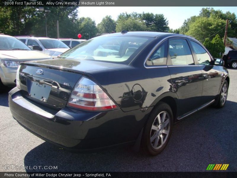 Alloy Grey Metallic / Medium Light Stone 2008 Ford Taurus SEL