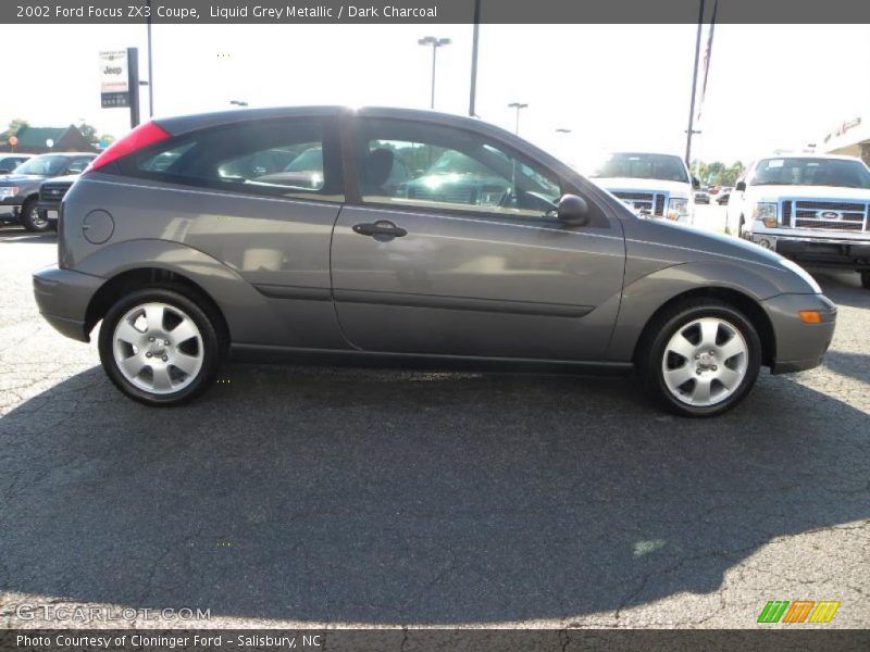 Liquid Grey Metallic / Dark Charcoal 2002 Ford Focus ZX3 Coupe