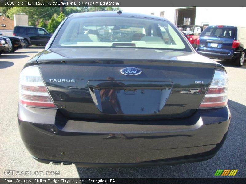 Alloy Grey Metallic / Medium Light Stone 2008 Ford Taurus SEL