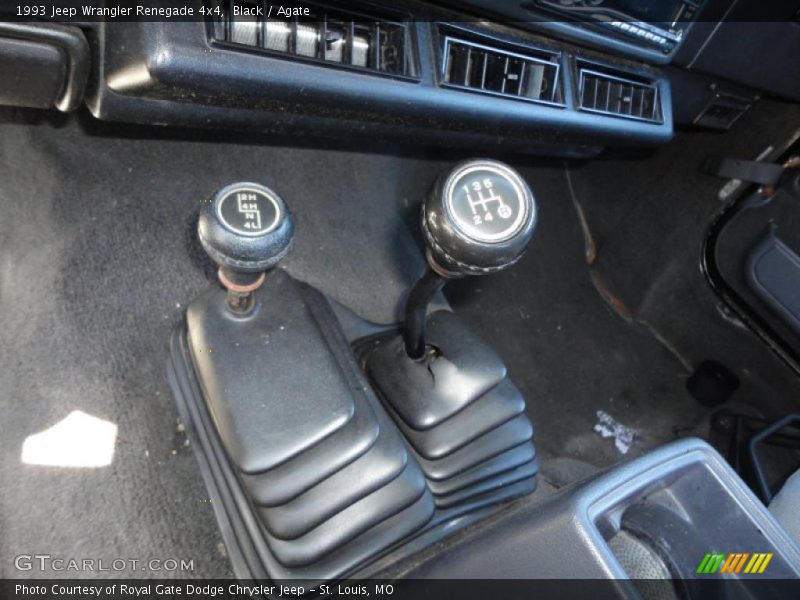 Black / Agate 1993 Jeep Wrangler Renegade 4x4