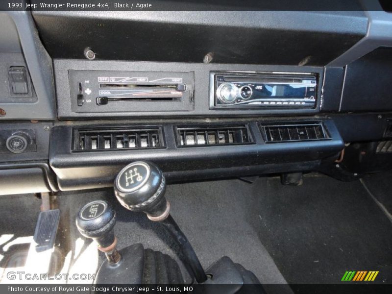 Black / Agate 1993 Jeep Wrangler Renegade 4x4