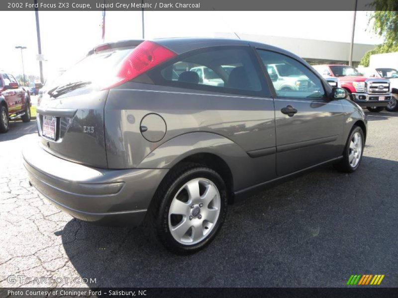 Liquid Grey Metallic / Dark Charcoal 2002 Ford Focus ZX3 Coupe