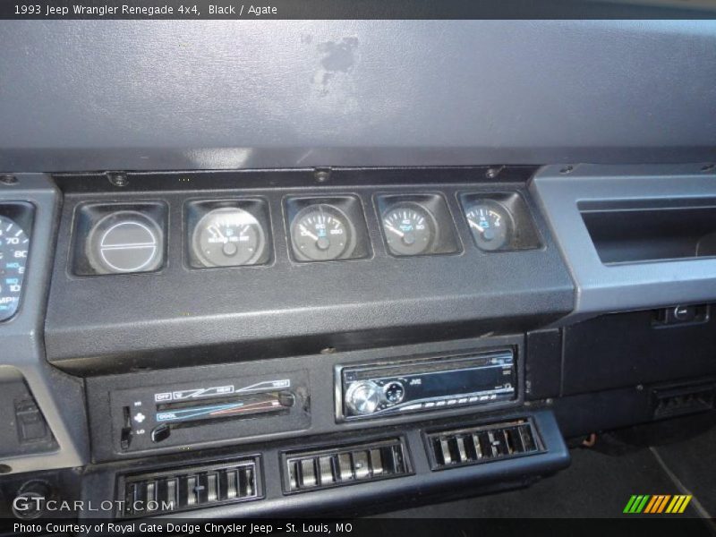 Black / Agate 1993 Jeep Wrangler Renegade 4x4