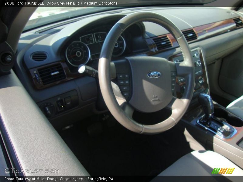 Alloy Grey Metallic / Medium Light Stone 2008 Ford Taurus SEL