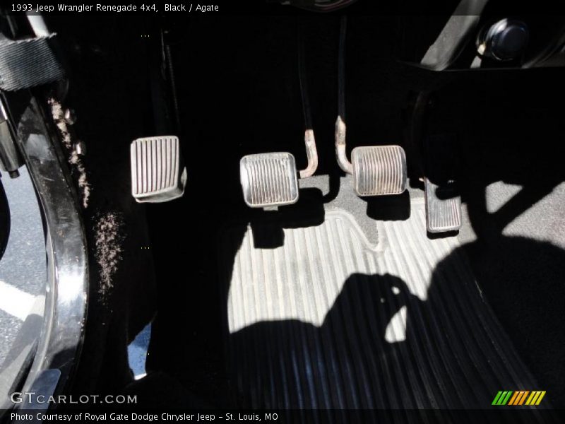 Black / Agate 1993 Jeep Wrangler Renegade 4x4