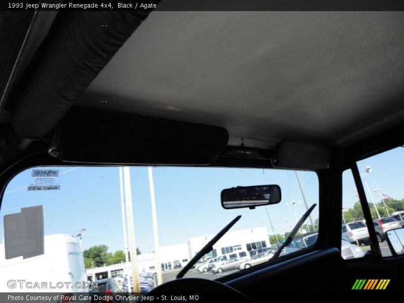 Black / Agate 1993 Jeep Wrangler Renegade 4x4