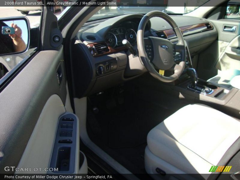 Alloy Grey Metallic / Medium Light Stone 2008 Ford Taurus SEL