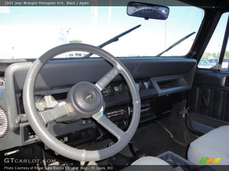 Black / Agate 1993 Jeep Wrangler Renegade 4x4