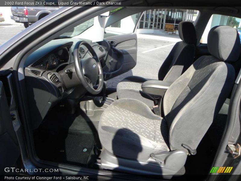 Liquid Grey Metallic / Dark Charcoal 2002 Ford Focus ZX3 Coupe
