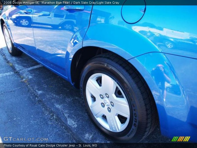 Marathon Blue Pearl / Dark Slate Gray/Light Slate Gray 2008 Dodge Avenger SE