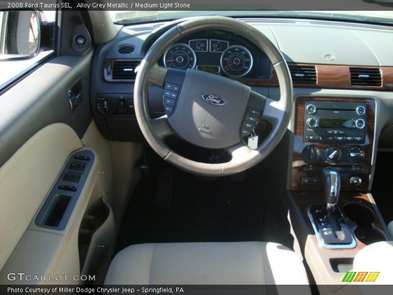 Alloy Grey Metallic / Medium Light Stone 2008 Ford Taurus SEL