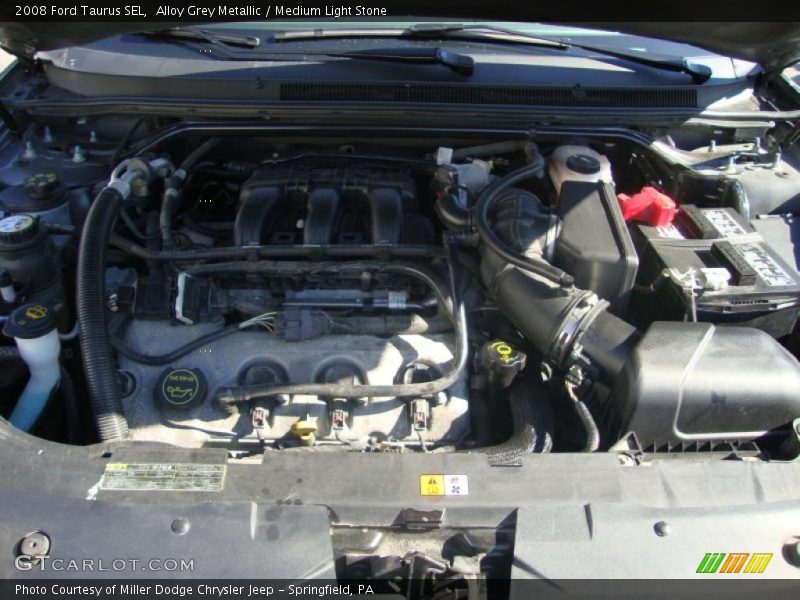 Alloy Grey Metallic / Medium Light Stone 2008 Ford Taurus SEL