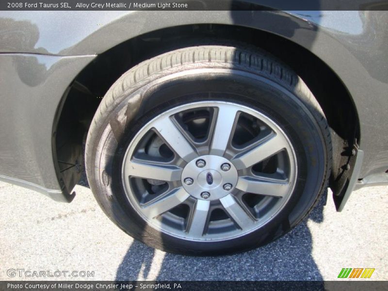 Alloy Grey Metallic / Medium Light Stone 2008 Ford Taurus SEL
