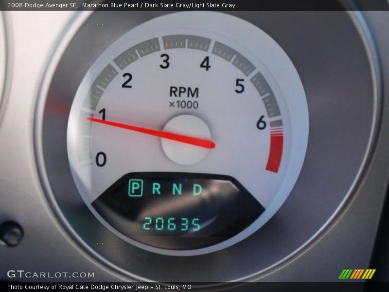Marathon Blue Pearl / Dark Slate Gray/Light Slate Gray 2008 Dodge Avenger SE