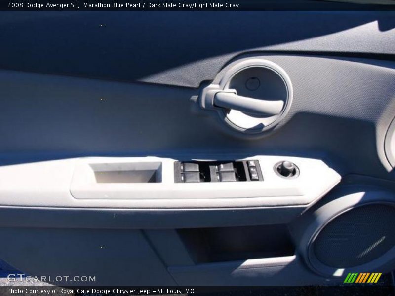 Marathon Blue Pearl / Dark Slate Gray/Light Slate Gray 2008 Dodge Avenger SE
