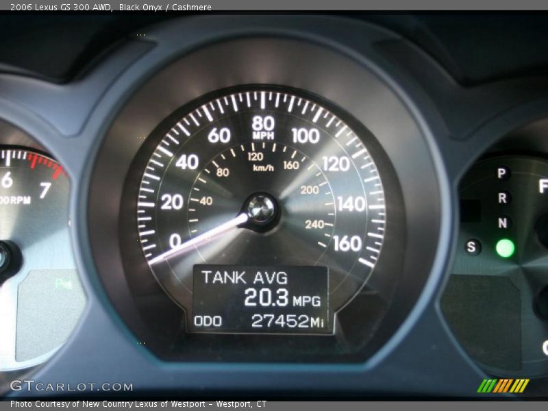 Black Onyx / Cashmere 2006 Lexus GS 300 AWD