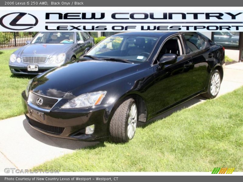 Black Onyx / Black 2006 Lexus IS 250 AWD