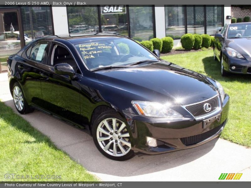 Black Onyx / Black 2006 Lexus IS 250 AWD