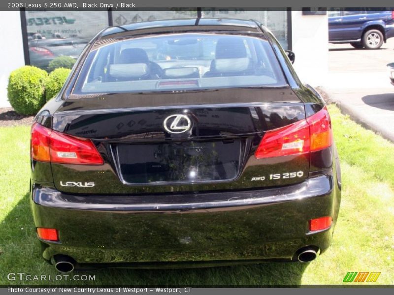 Black Onyx / Black 2006 Lexus IS 250 AWD