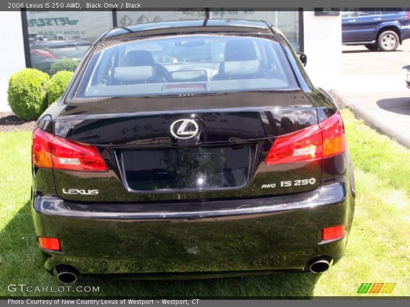 Black Onyx / Black 2006 Lexus IS 250 AWD