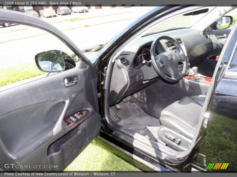 Black Onyx / Black 2006 Lexus IS 250 AWD