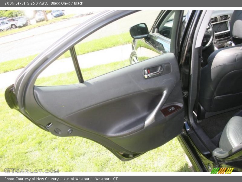 Black Onyx / Black 2006 Lexus IS 250 AWD