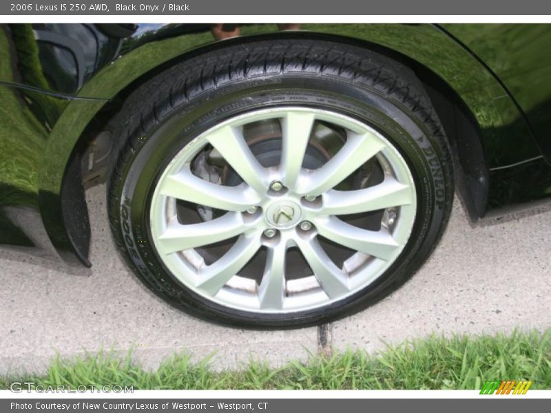 Black Onyx / Black 2006 Lexus IS 250 AWD