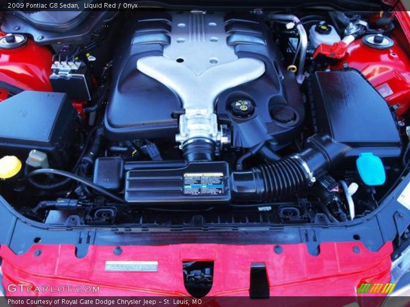 Liquid Red / Onyx 2009 Pontiac G8 Sedan