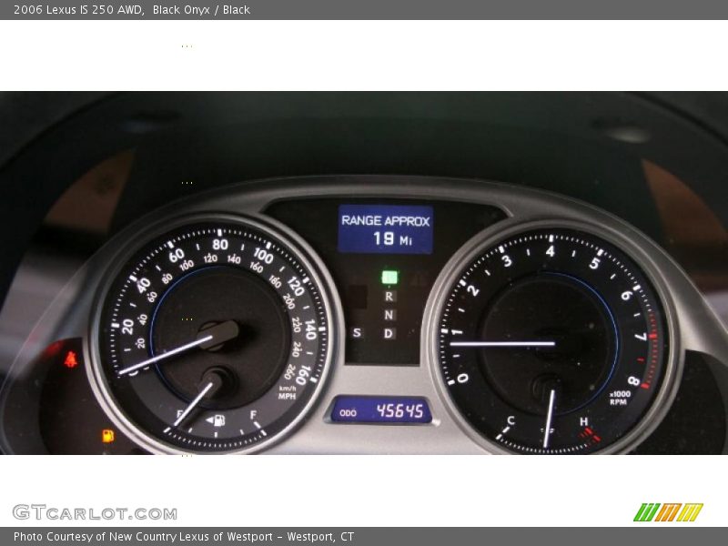 Black Onyx / Black 2006 Lexus IS 250 AWD
