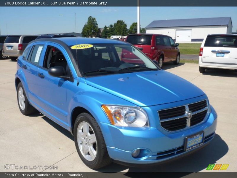 Surf Blue Pearl / Dark Slate Gray 2008 Dodge Caliber SXT