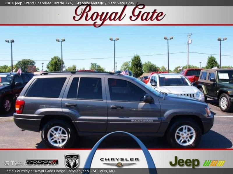 Graphite Metallic / Dark Slate Gray 2004 Jeep Grand Cherokee Laredo 4x4