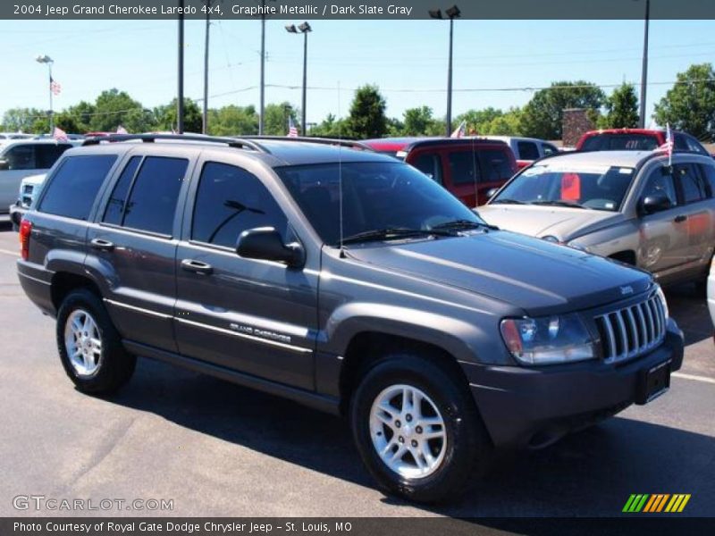 Graphite Metallic / Dark Slate Gray 2004 Jeep Grand Cherokee Laredo 4x4