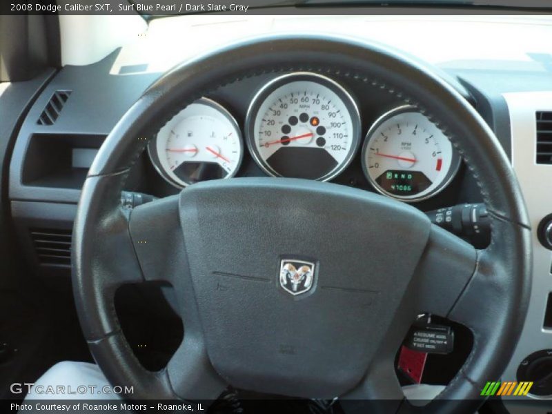 Surf Blue Pearl / Dark Slate Gray 2008 Dodge Caliber SXT