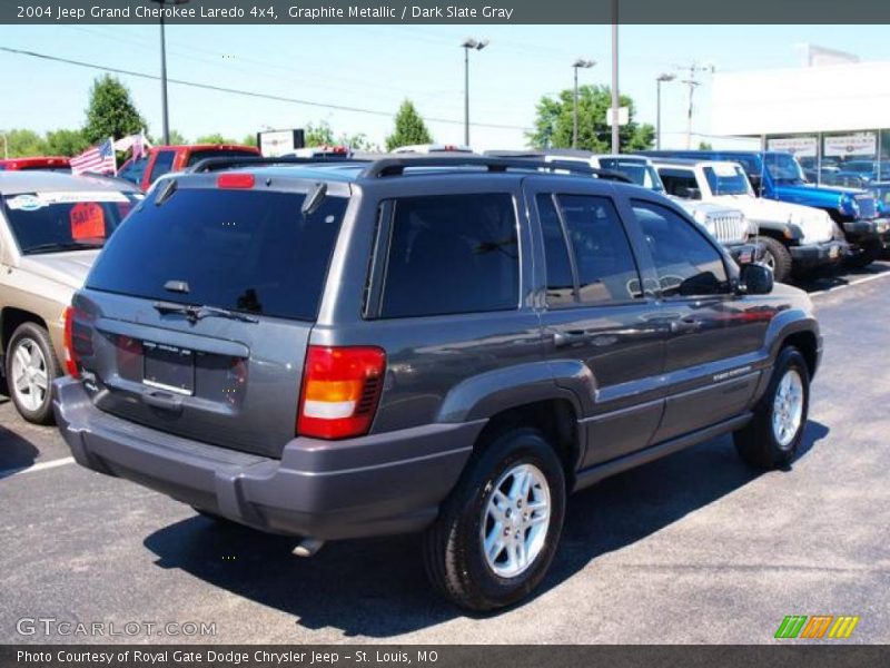 Graphite Metallic / Dark Slate Gray 2004 Jeep Grand Cherokee Laredo 4x4