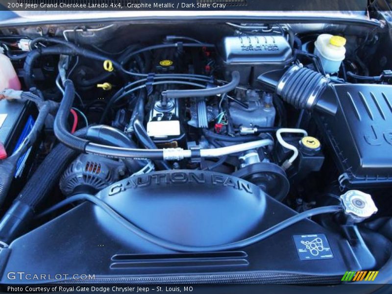 Graphite Metallic / Dark Slate Gray 2004 Jeep Grand Cherokee Laredo 4x4
