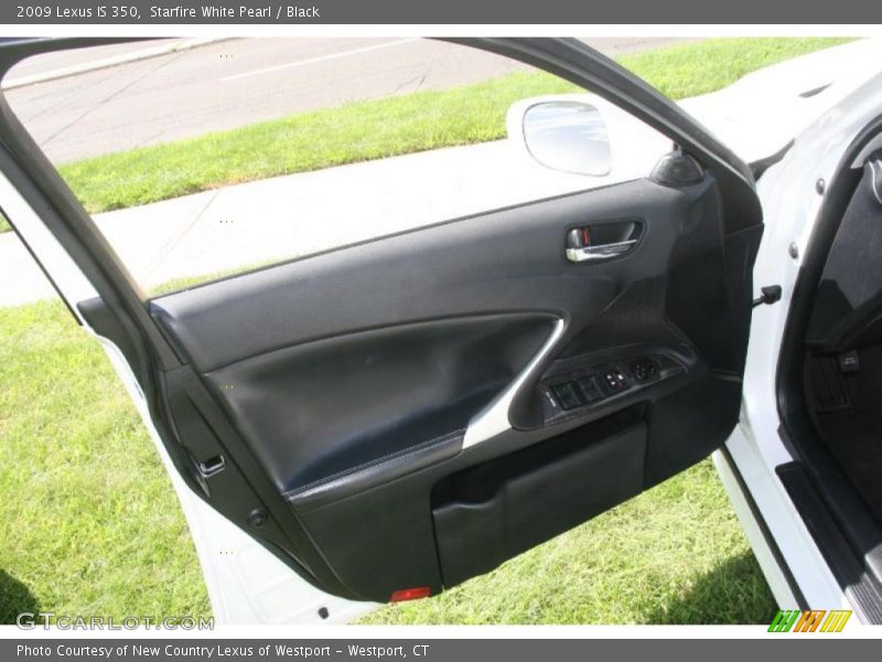 Starfire White Pearl / Black 2009 Lexus IS 350