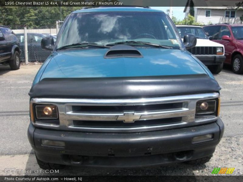 Teal Green Metallic / Medium Gray 1996 Chevrolet Blazer LS 4x4