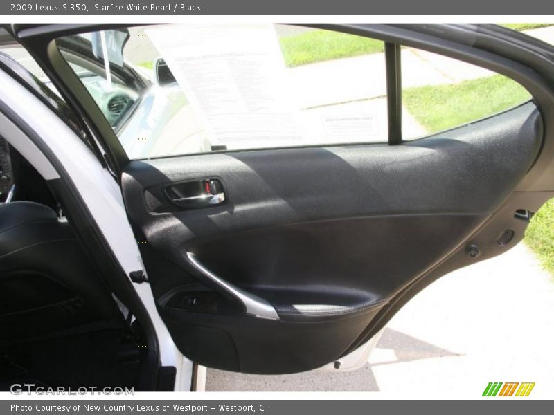 Starfire White Pearl / Black 2009 Lexus IS 350