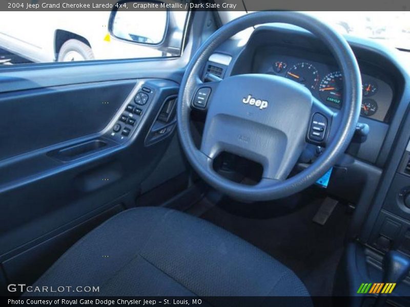 Graphite Metallic / Dark Slate Gray 2004 Jeep Grand Cherokee Laredo 4x4
