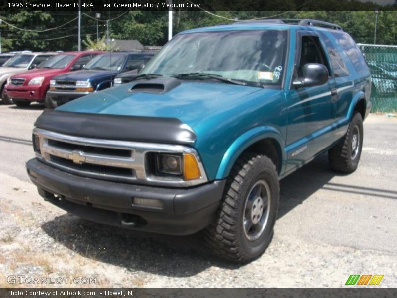 Teal Green Metallic / Medium Gray 1996 Chevrolet Blazer LS 4x4