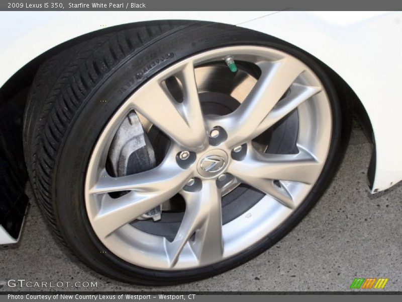 Starfire White Pearl / Black 2009 Lexus IS 350
