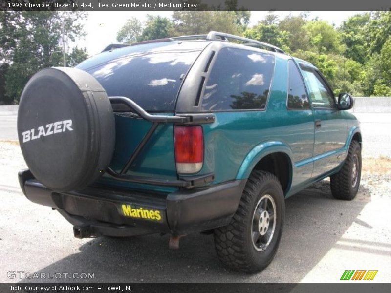 Teal Green Metallic / Medium Gray 1996 Chevrolet Blazer LS 4x4